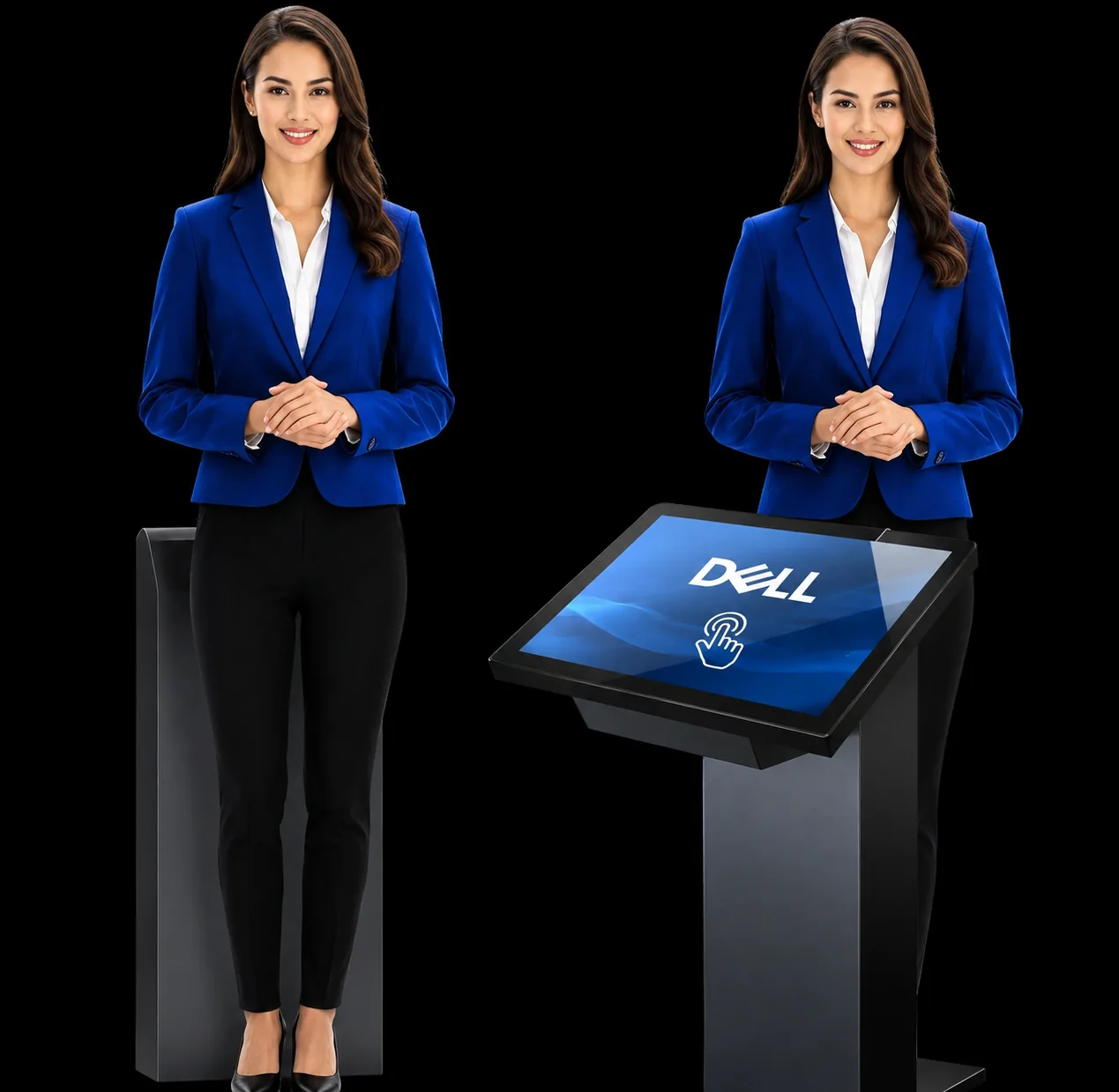 Promotora virtual holográfica